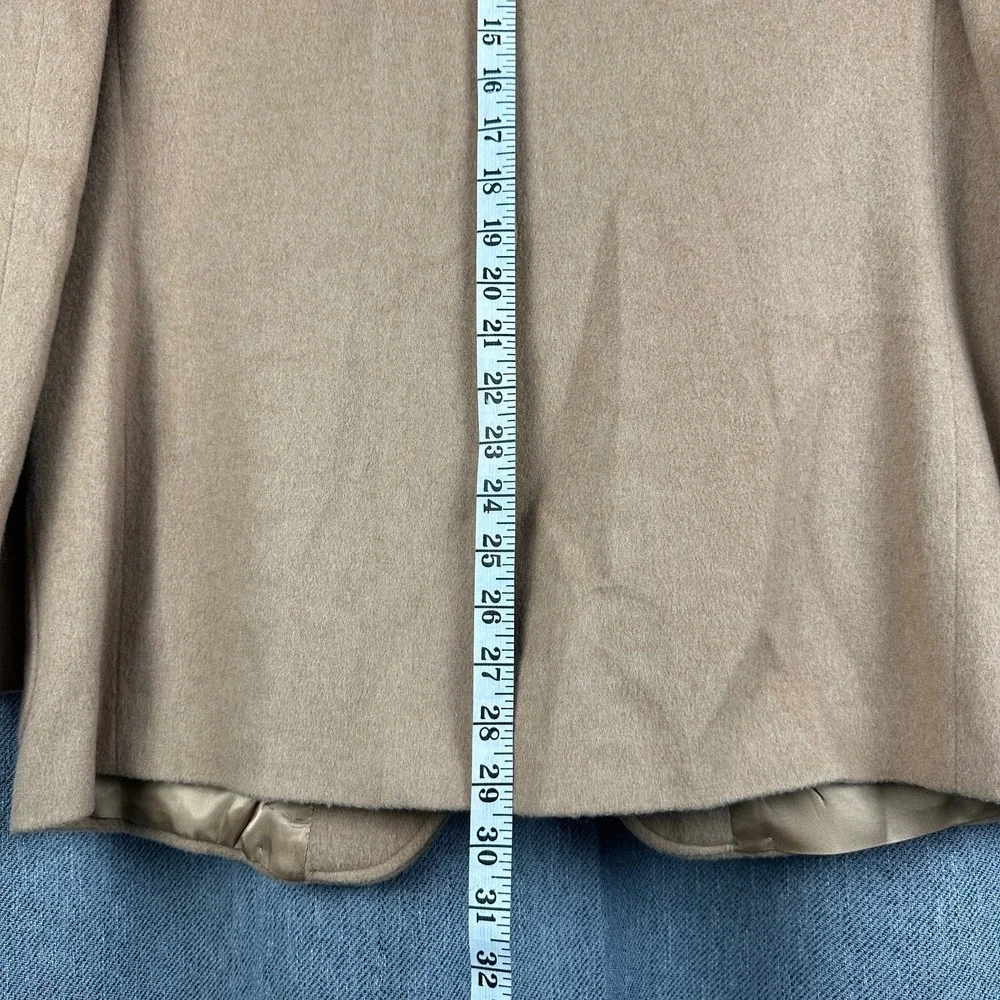 Di Benedetto 70% Camel Hair Blazer Men's 40R Brown Tan Jacket Wool Blend USA